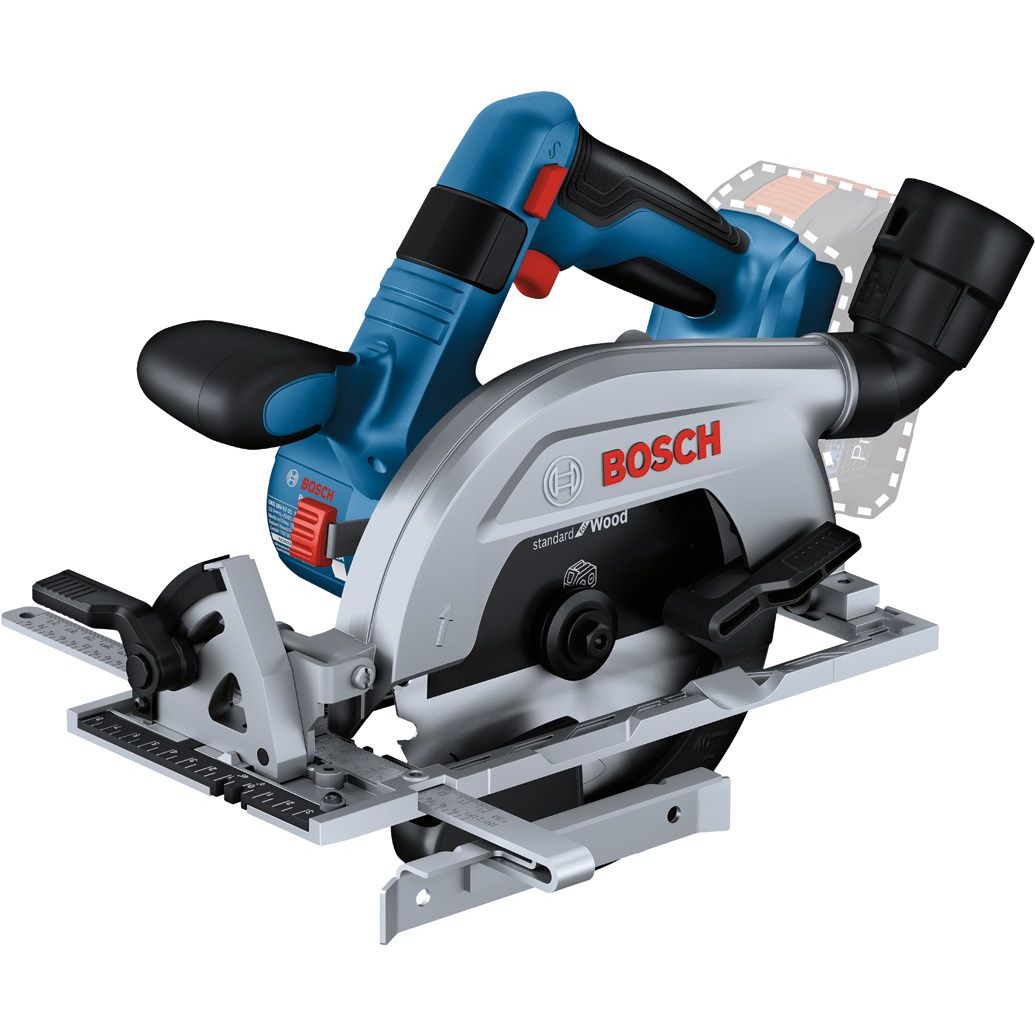 Akkukäsipyörösaha Bosch Professional GKS 18V-57-2 L Solo, 18V, ilman akkua