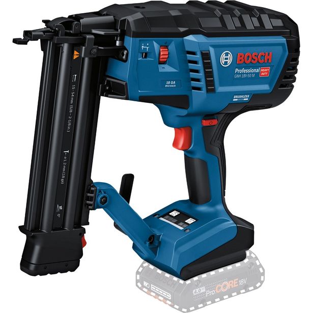 Akkuviimeistelynaulain Bosch Professional GNH 18V-50 M Solo, 18V, ilman akkua