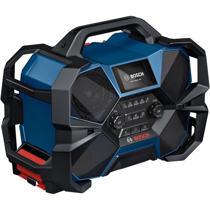 Akkuradio Bosch Professional GPB 18VH-6 SRC Solo, 18V, ilman akkua