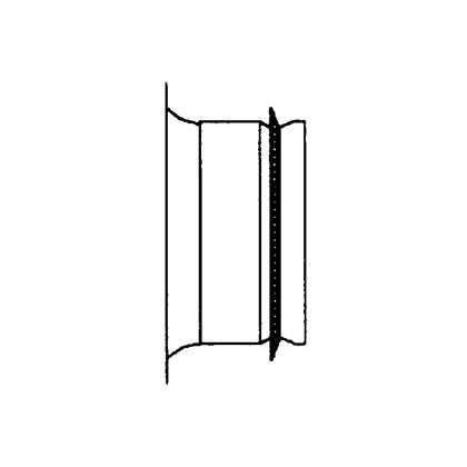 Ilmanvaihtokanavan sivuliitin tasopinnalle, 160mm
