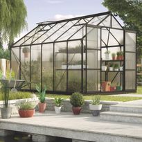 Kasvihuone Vitavia Uranus, polykarbonaatti, musta, eri kokoja
