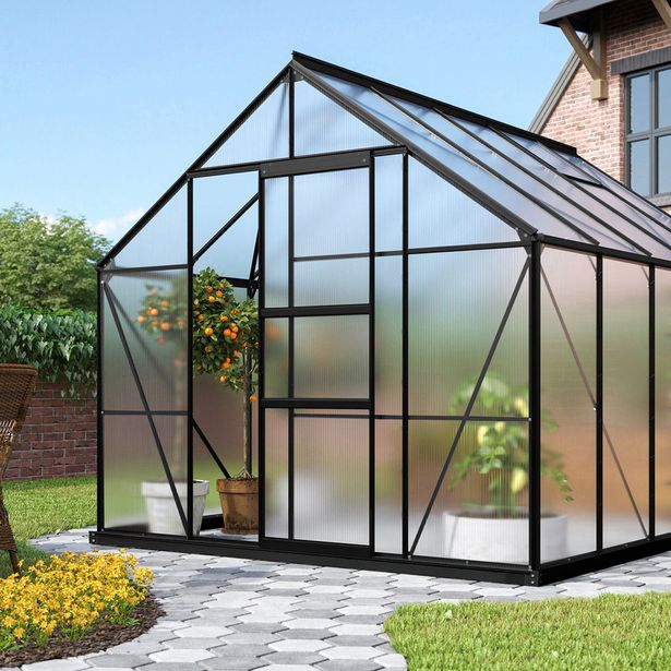 Kasvihuone Vitavia Merkur, polykarbonaatti, musta