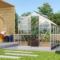 Kasvihuone Vitavia Venus 5000, 5m², lasi, alumiini, sokkelilla