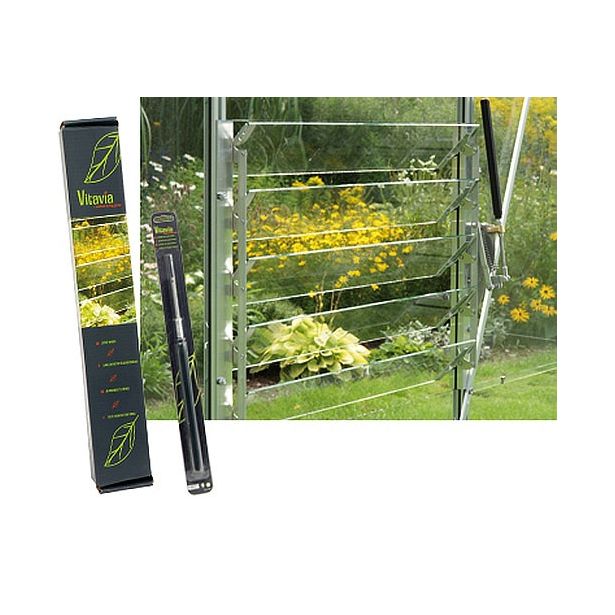 Automaattinen säleikköikkunan avaaja kasvihuoneeseen Vitavia