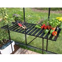 Taitettava pöytä kasvihuoneeseen Vitavia, musta