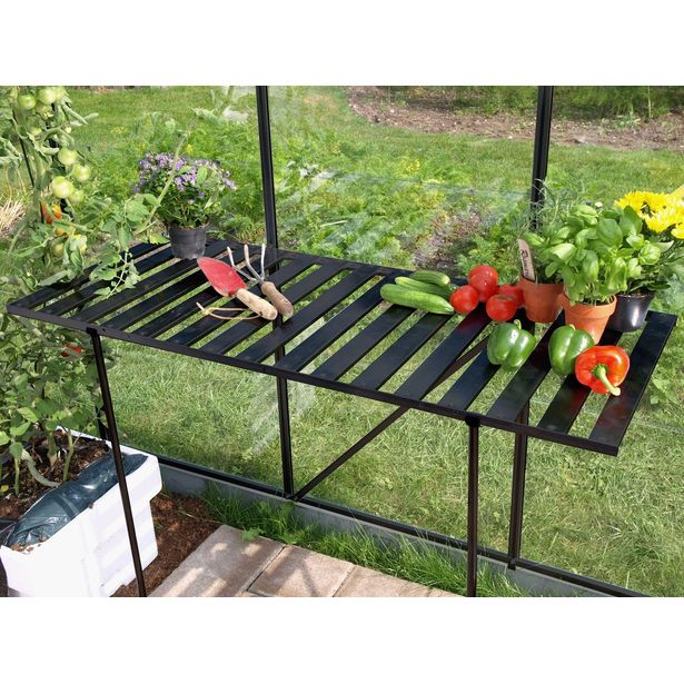 Taitettava pöytä kasvihuoneeseen Vitavia, musta