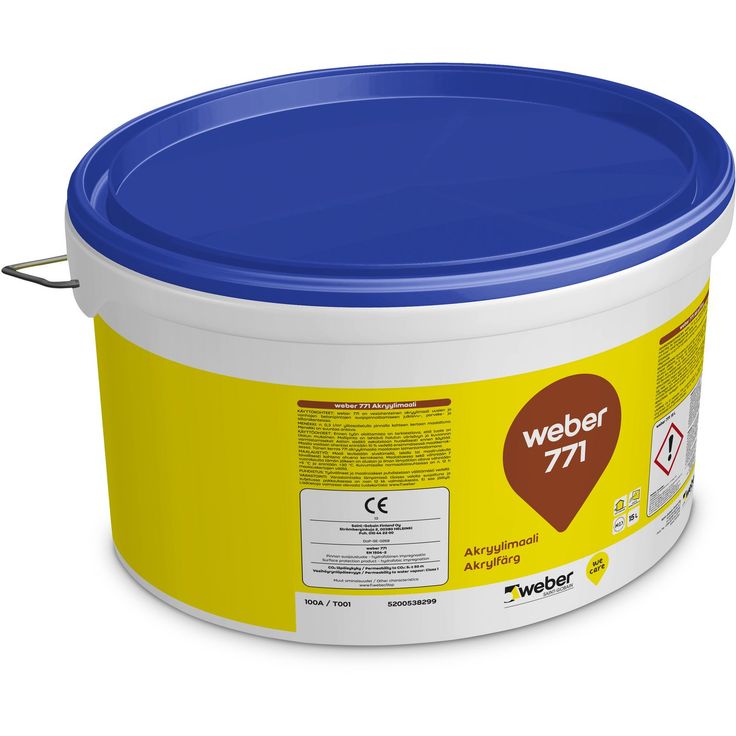 Akryylimaali Weber 771 valkoinen, 15 l