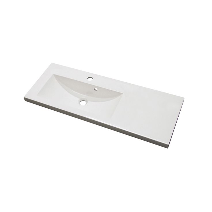 Pesuallas Miniclever 900 L, 902x310x40mm, allas vasemmalla, valkoinen