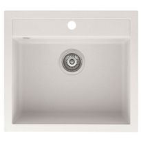 Keittiöallas Otsoson Teno, 565x510mm, valkoinen, komposiitti, Verkkokaupan poistotuote