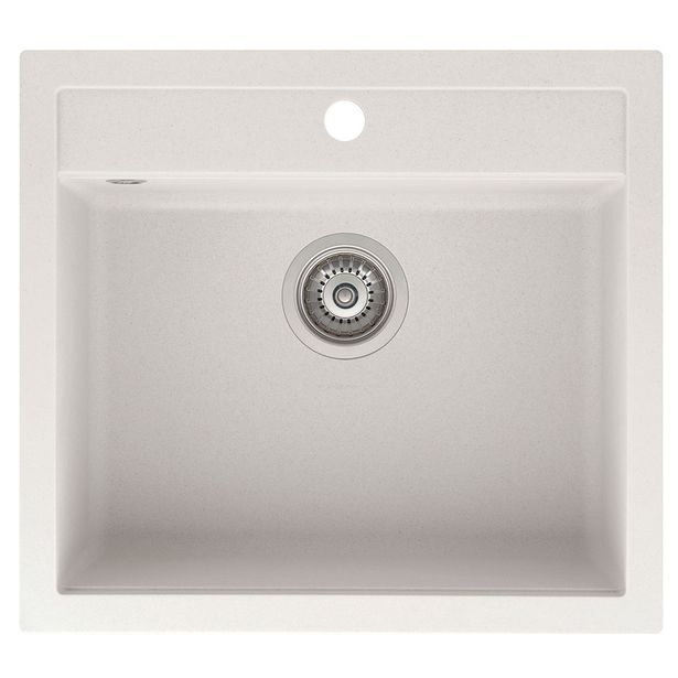 Keittiöallas Otsoson Teno, 565x510mm, valkoinen, komposiitti, Verkkokaupan poistotuote