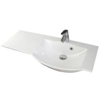 Pesuallas Susa, 903x390x153mm, oikea, valkoinen, Verkkokaupan poistotuote