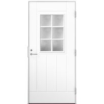 Ulko-ovi Oulux 6R, 9-10x21, karmi 92mm, valkoinen