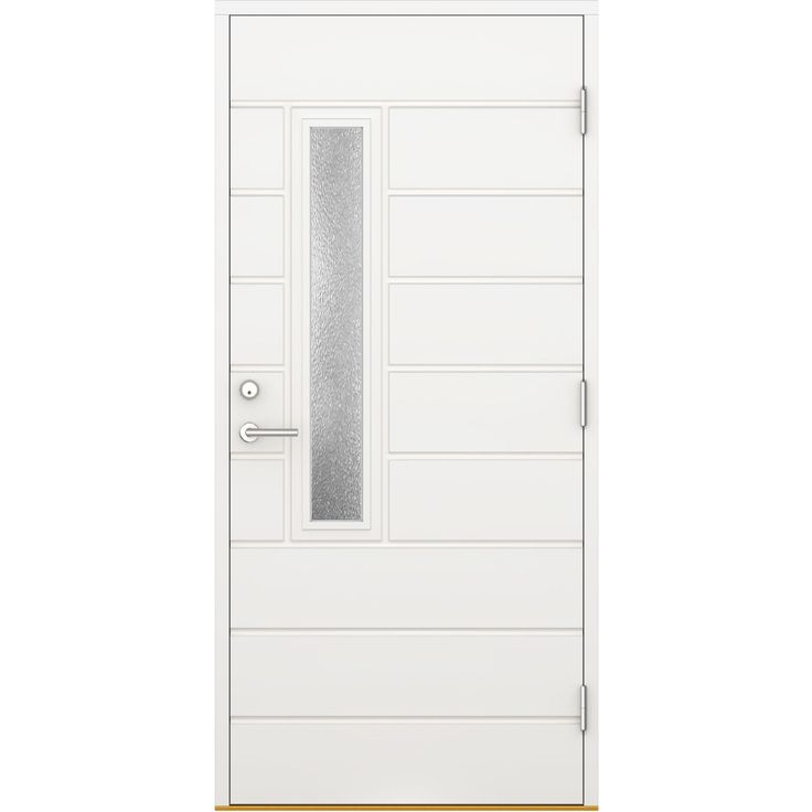 Ulko-ovi Oulux Modern 9-10x21 karmi 115 mm valkoinen