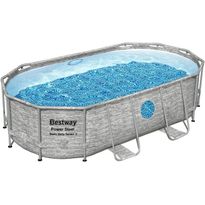 Uima-allassetti Bestway Power Steel Swim Vista, 427x250x100cm, ovaali, ikkunalla (56714)