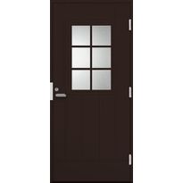 Ulko-ovi Aarni Valo Plus 9x21, RR32 karmi 115mm ruskea, oikeakätinen, Verkkokaupan poistotuote