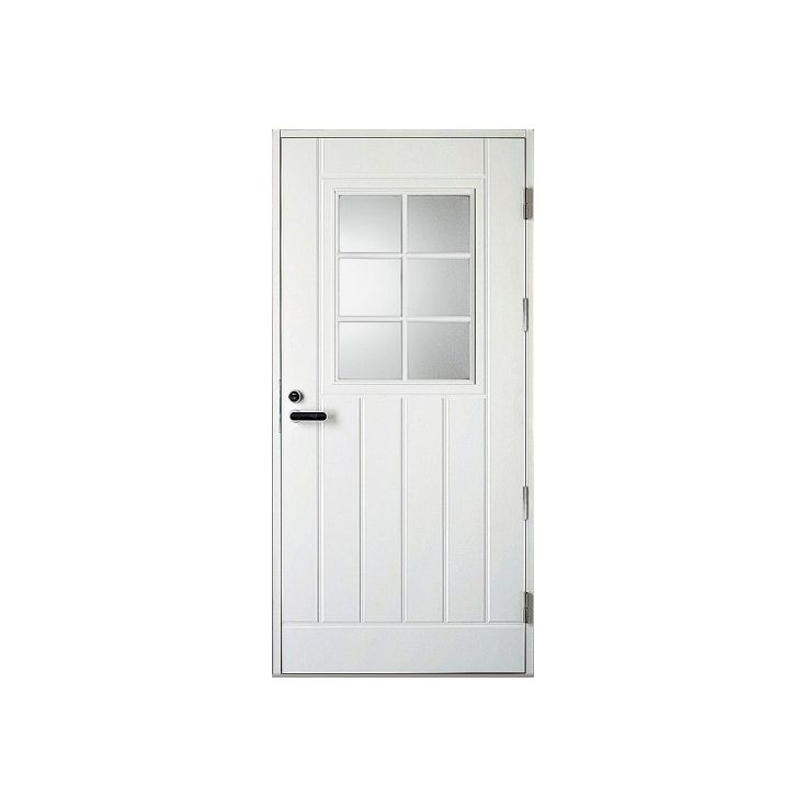 Ulko-ovi UOL1 Thermo, 9-10x21, karmi 115mm, valkoinen