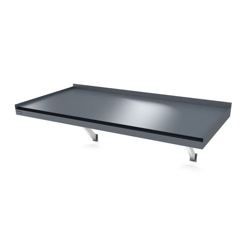 Ovikatos Designtak Modern Flat Console, 200cm, grafiitinharmaa, oikea