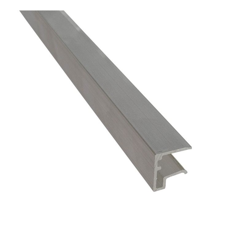 U-päätelista Keraplast 10mm, alumiini 4.0 m