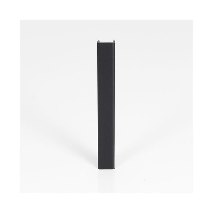 Päätylista Grip 150mm musta