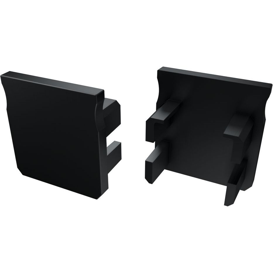 Päätypalat Lumines Y, musta