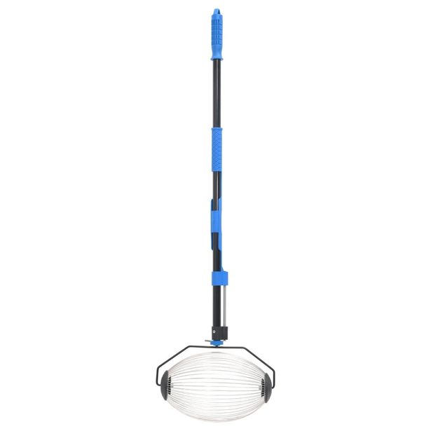 Pähkinäpoimuri sininen 127 cm teräs (64827)