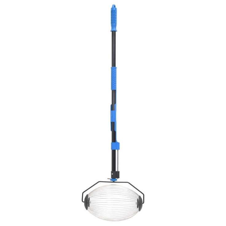 Pähkinäpoimuri sininen 127 cm teräs (64827)