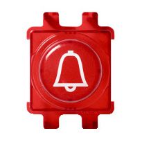 Painike Schneider Electric Renova, kello-symboli, punainen