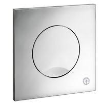 Seinä-WC:n huuhtelupainike Gustavsberg Trimont XS, pyöreä, yksöishuuhtelu, kirkas kromi
