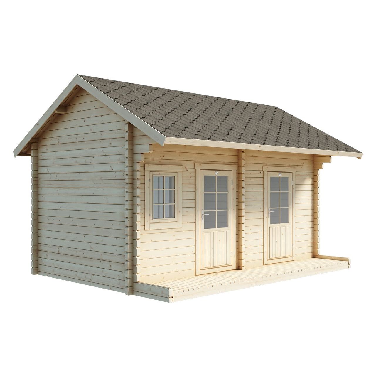 Pariaitta parvella Luoman Lillevilla 15P-2 Tiainen, 15.3m²