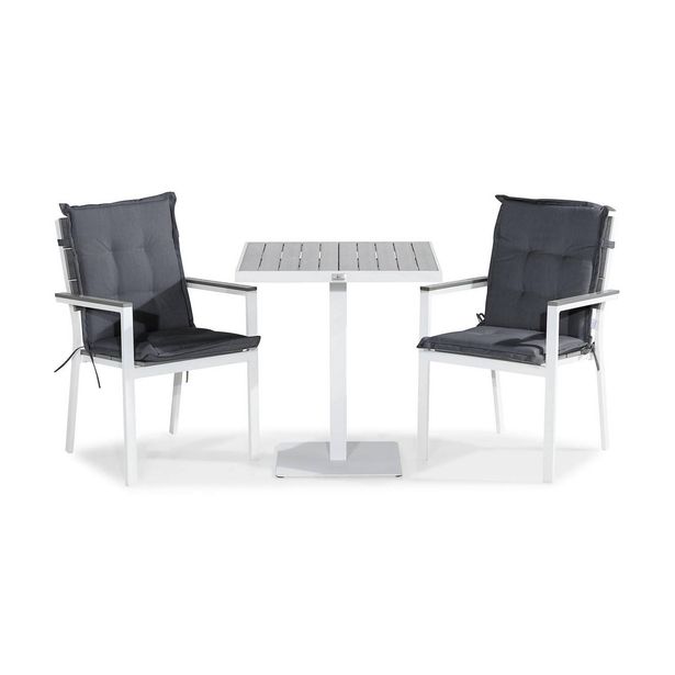 Parvekeryhmä Tunis, 70x70cm, 2 tuolia, pehmusteet (09414)