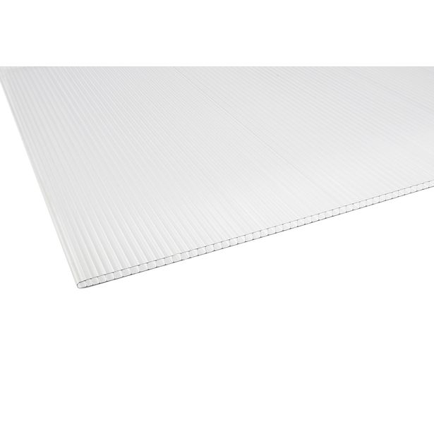 PC-kerroslevy Keraplast 6 mm, 698 x 1750 mm, kirkas