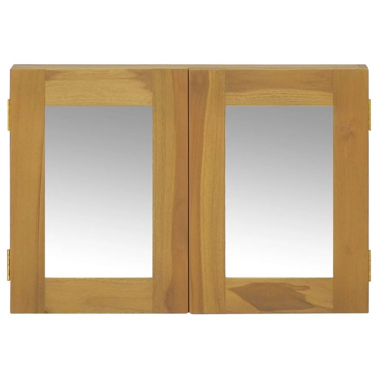 Peilikaappi 60x10x40 cm täysi tiikki (38242)