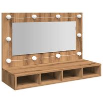 Peilikaappi LED-valoilla, 90x31,5x62 cm, eri värejä (15395)