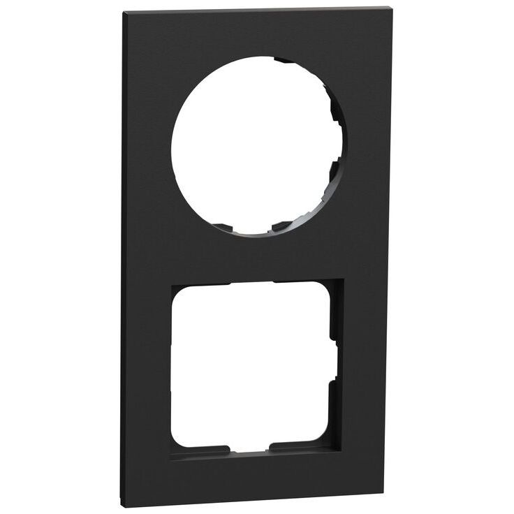 Peitelevy Schneider Electric ELKO One, 2-osainen, 1x pyöreä aukko + 1x 56x56-neliöaukko