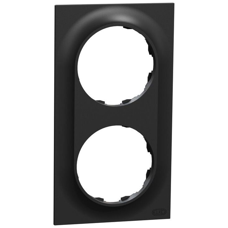 Peitelevy Schneider Electric ELKO One, 2-osainen, 2x pyöreä aukko