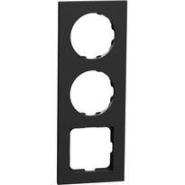 Peitelevy Schneider Electric ELKO One, 3-osainen, 2x pyöreä aukko + 1x 56x56-neliöaukko