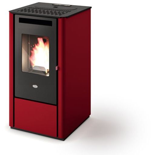 Pellettitakka Eva Calòr Kali 8kW, punainen