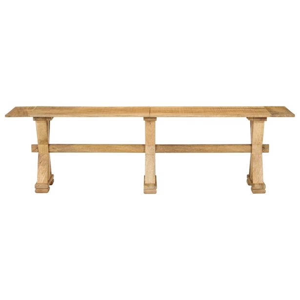 Penkki 160x35x45 cm täysi mangopuu (54992)
