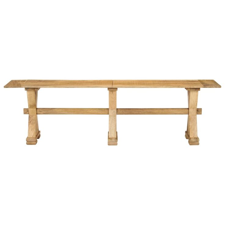 Penkki 160x35x45 cm täysi mangopuu (54992)