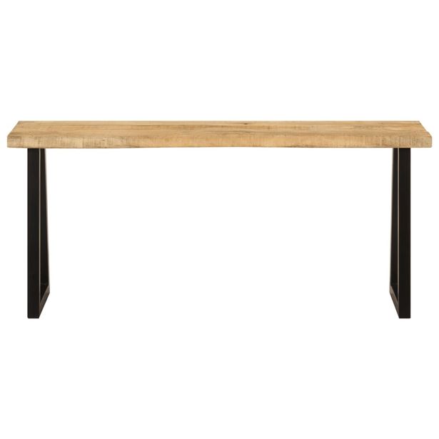 Penkki elävillä reunoilla 105 cm täysi mangopuu (72756)