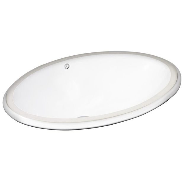 Pesuallas Gustavsberg, 57 cm, alta kiinnitettävä, valkoinen