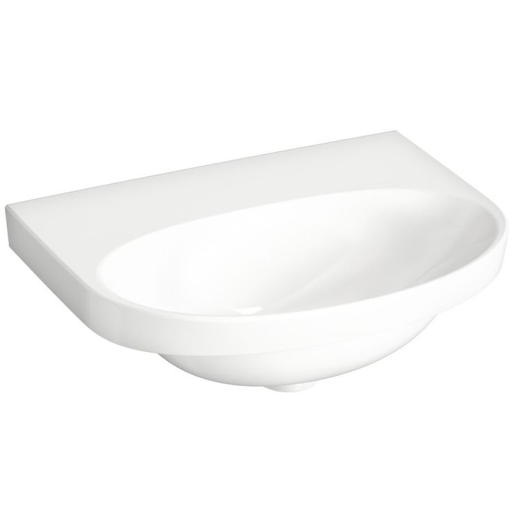 Pesuallas Gustavsberg Nautic, 50 cm, pulttikiinnitys, ilman hananreikää, vakiopintakäsittely
