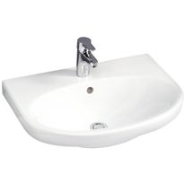 Pesuallas Gustavsberg Nautic, 56 cm, pultti/kannatinkiinnitys, ilman hananreikää, vakiopintakäsittely