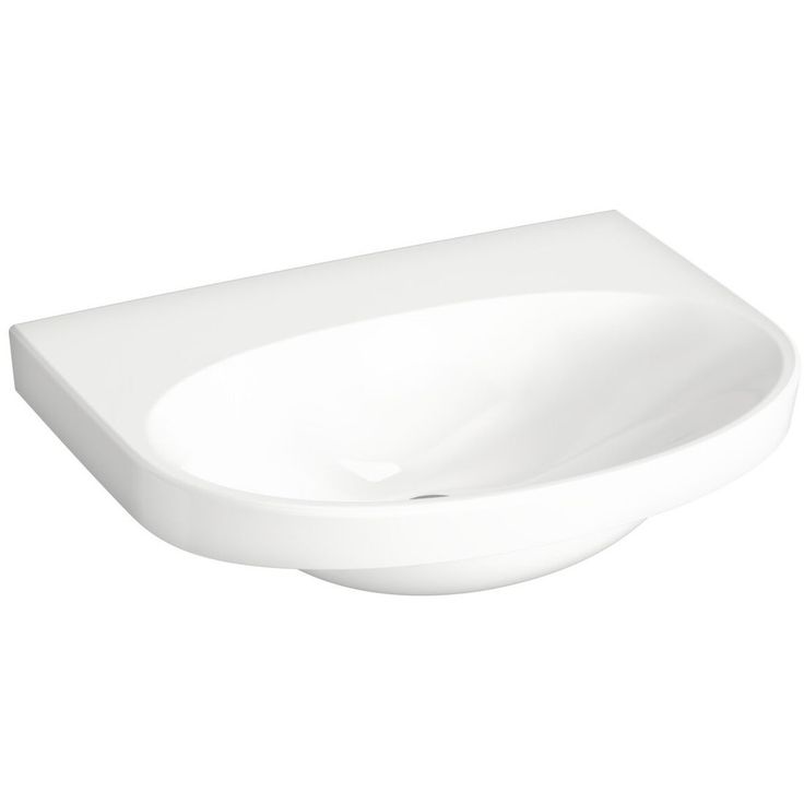 Pesuallas Gustavsberg Nautic, 60 cm, pulttikiinnitys, ilman hananreikää, vakiopintakäsittely