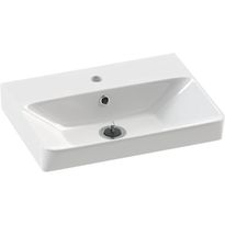 Pesuallas Polaria Mille 600, 600x410 mm, valkoinen, Verkkokaupan poistotuote