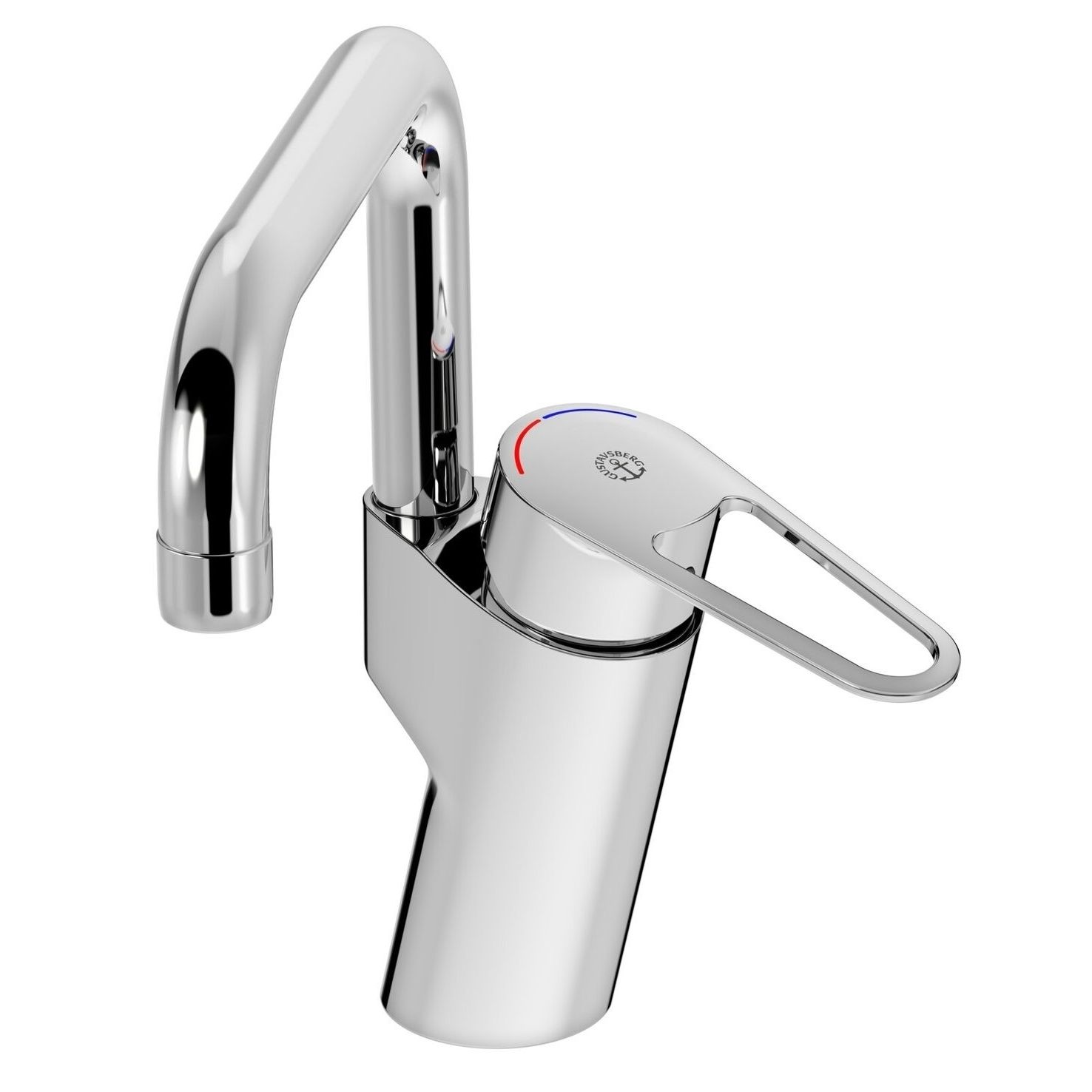 Pesuallashana Gustavsberg New Nautic, Eco-Flow, energialuokka C, lyijytön, kromi