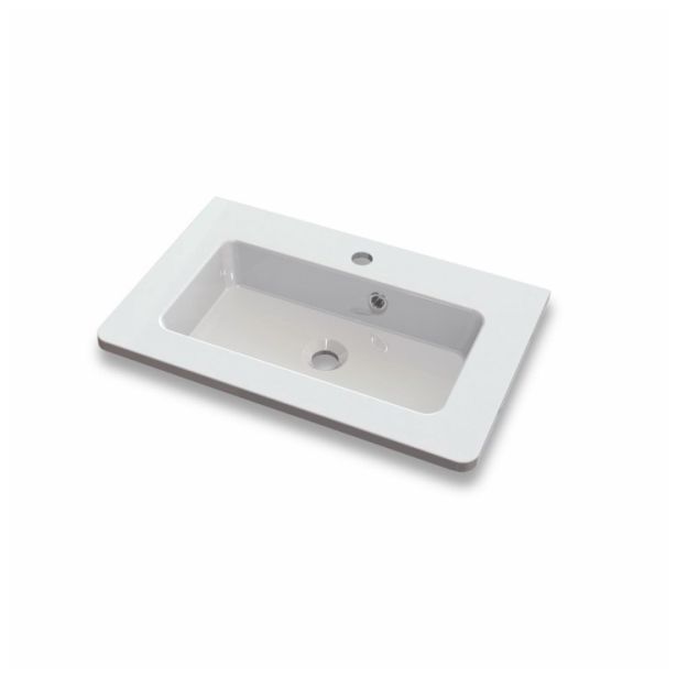 Pesuallas Grip Annabelle 60 600x400mm valumarmoriallas valkoinen