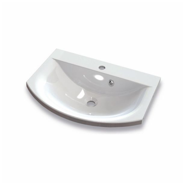 Pesuallas Grip Dali 60, 600x435mm, valumarmori, valkoinen