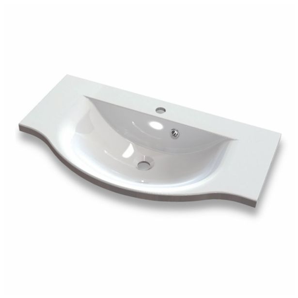 Pesuallas Grip Dali 80 800x435mm valumarmoriallas valkoinen