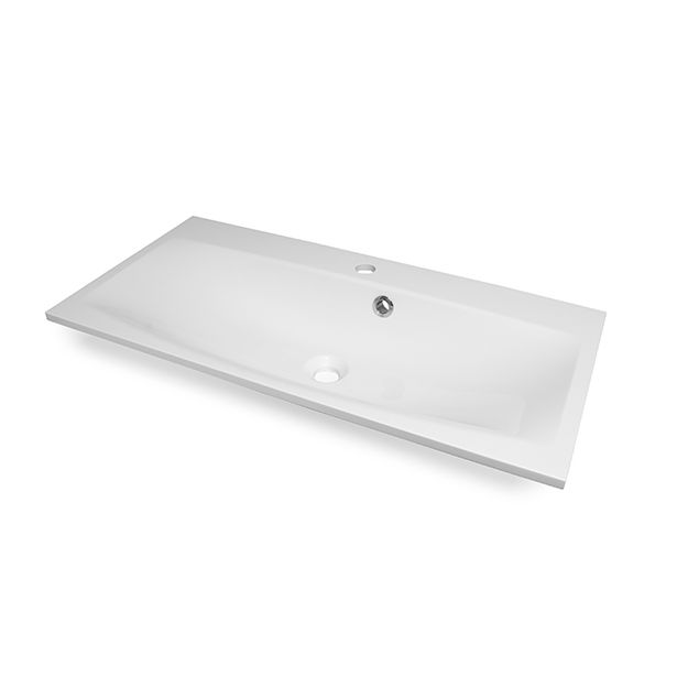 Pesuallas Grip Jojo Mini 80 800x390mm valumarmoriallas valkoinen